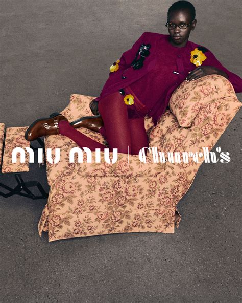 CHURCH'S X MIU MIU.